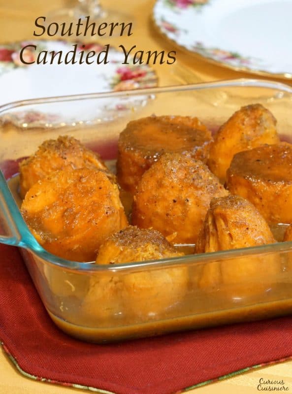 Southern Candied Yams • Curious Cuisiniere