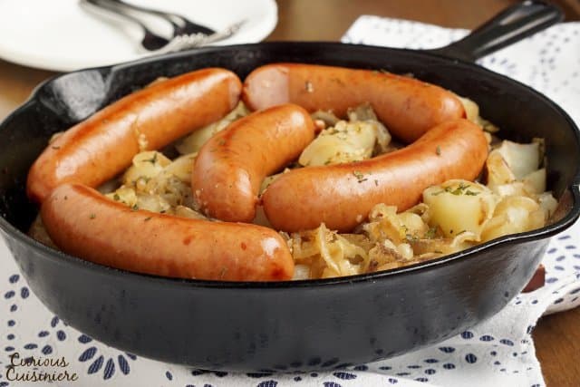 Polish Sausage and Sauerkraut Hash • Curious Cuisiniere