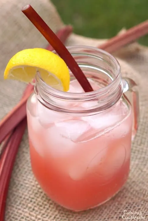 Rhubarb Lemonade - The Copper Table