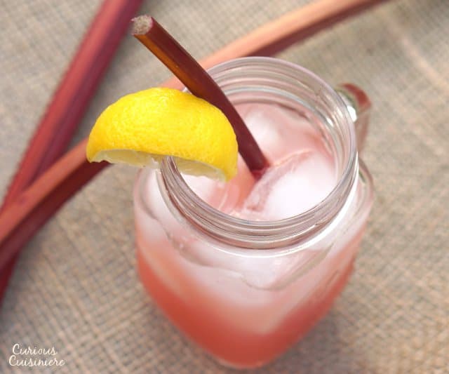 Rhubarb Lemonade - The Copper Table