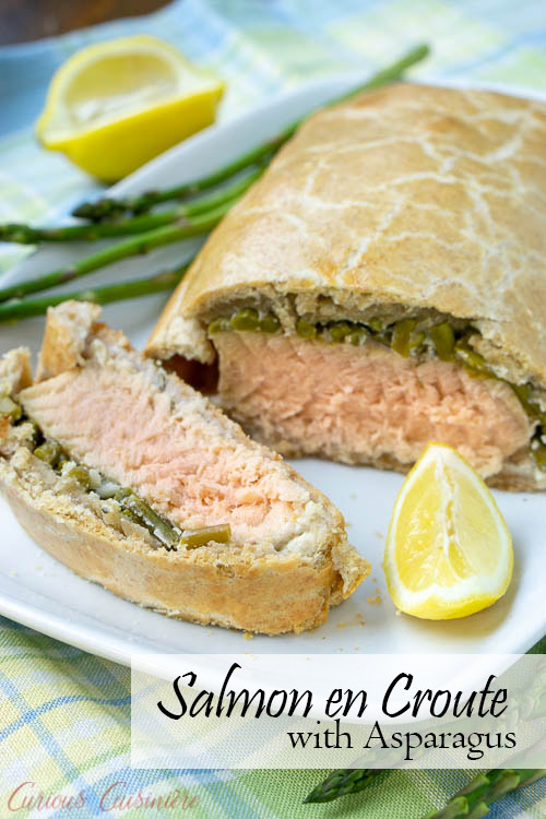 Lemon Asparagus Salmon En Croute Recipe • Curious Cuisiniere