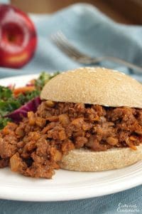 Healthy Sloppy Joes Recipe • Curious Cuisiniere