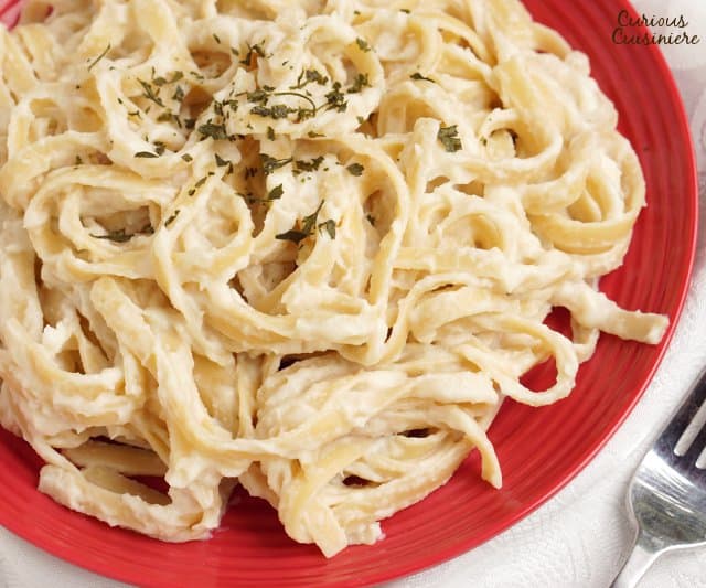 Healthy Pasta Alfredo Cauliflower Alfredo Curious Cuisiniere