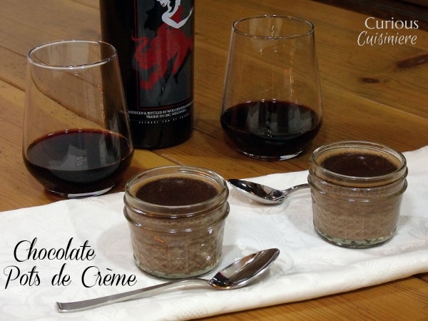 Chocolate Pots de Crème • Curious Cuisiniere