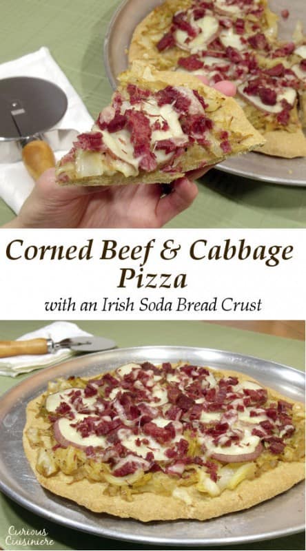 Corned Beef and Cabbage Pizza • Curious Cuisiniere