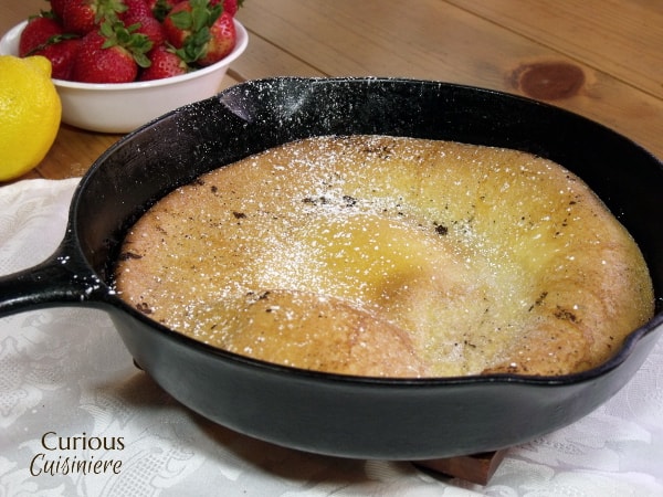 Cast Iron German Pancake - Venison for Dinner