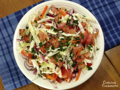 Ensalada De Repollo (Nicaraguan Cabbage Slaw) • Curious Cuisiniere