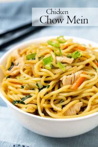 Chicken Chow Mein • Curious Cuisiniere