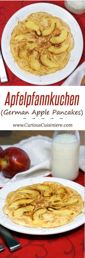 Apfelpfannkuchen (German Apple Pancakes) • Curious Cuisiniere