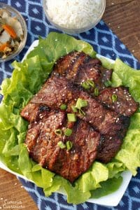 Galbi (Korean BBQ Short Ribs) • Curious Cuisiniere