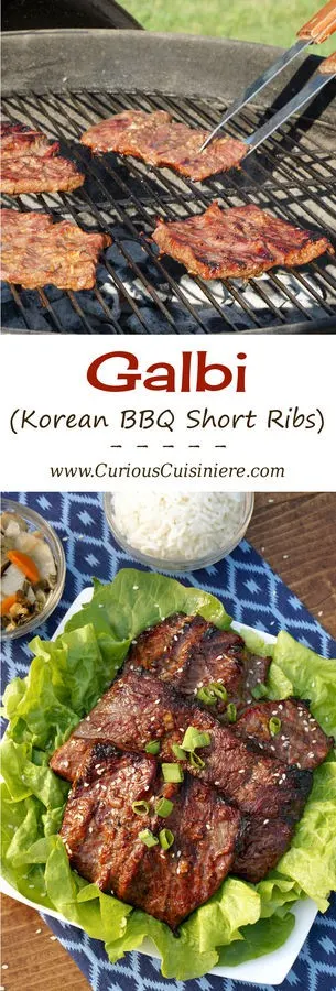 Galbi (Korean BBQ Short Ribs) • Curious Cuisiniere