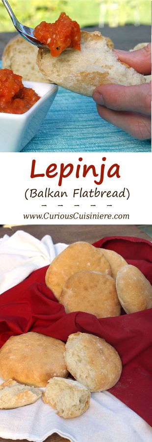 Lepinja, or Somun, is a soft and fluffy bread from the Balkans in Southeastern Europe that makes the perfect accompaniment to any meal. | www.CuriousCuisiniere.com