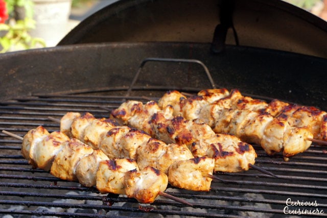Shish Tawook Lebanese Chicken Skewers Curious Cuisiniere
