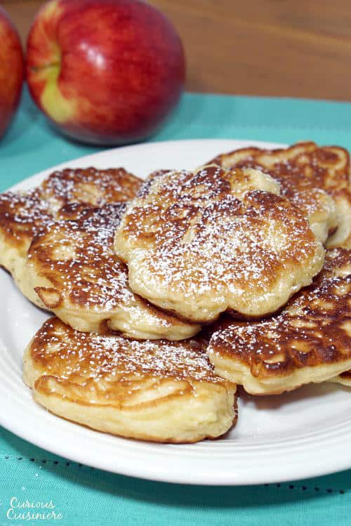 Racuchy z Jablkami (Polish Apple Pancakes) • Curious Cuisiniere