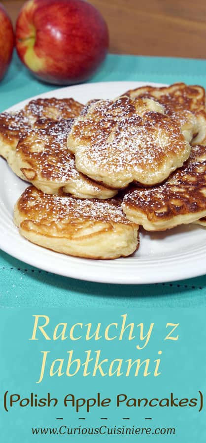 Racuchy z Jablkami (Polish Apple Pancakes) • Curious Cuisiniere