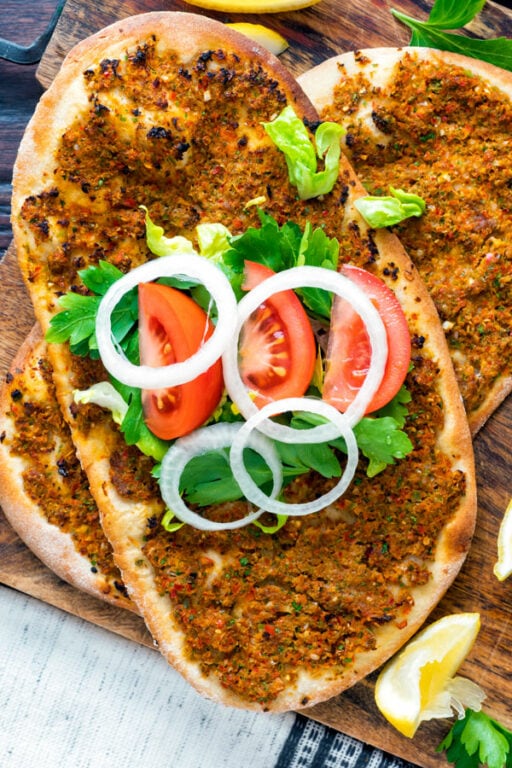 Lahmacun (Turkish Pizza) Recipe • Curious Cuisiniere