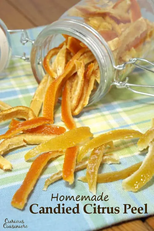 Candied Orange Peel for Baking