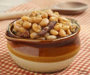 Slow Cooker Boston Baked Beans For A Crowd • Curious Cuisiniere
