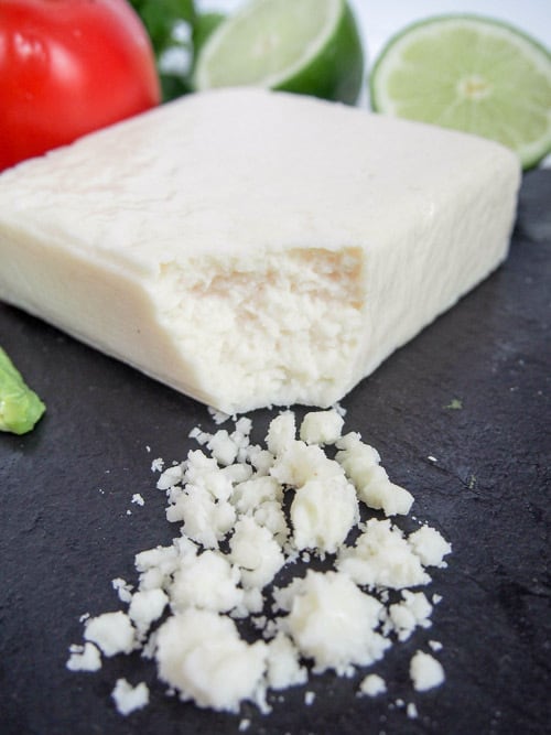 Queso Fresco Cheese, Easily Crumbled