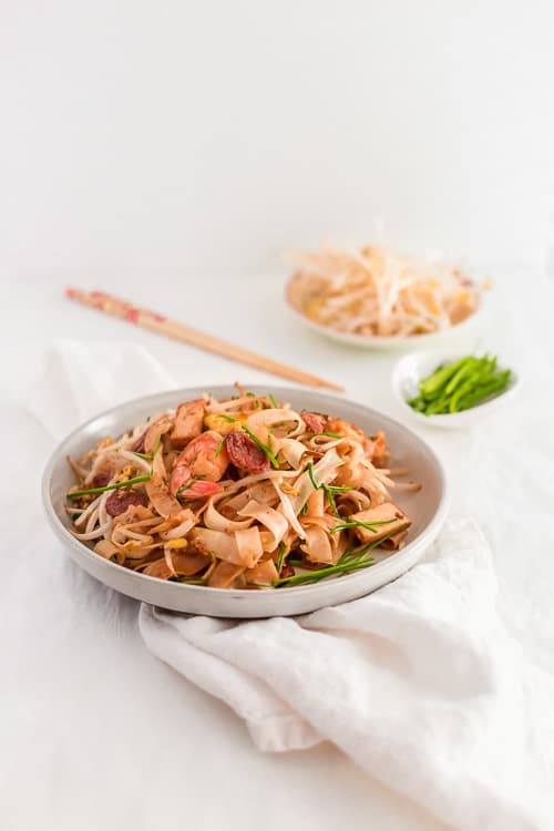 Char Kway Teow (Malaysian Stir Fried Rice Noodles) • Curious Cuisiniere