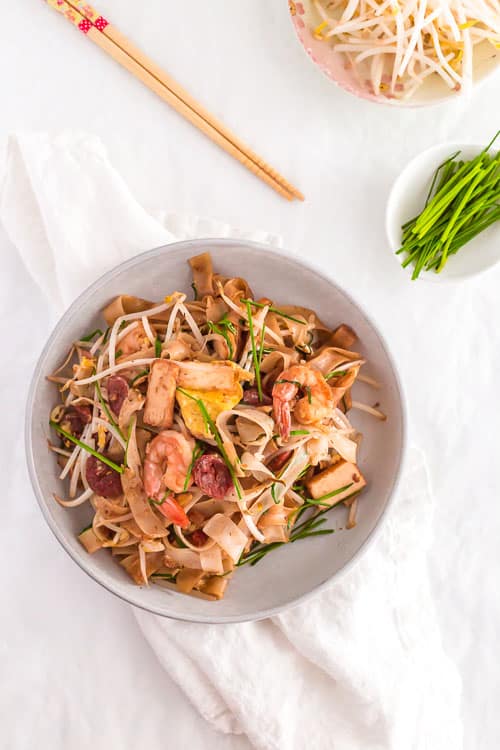 Char Kway Teow (Malaysian Stir Fried Rice Noodles) • Curious Cuisiniere