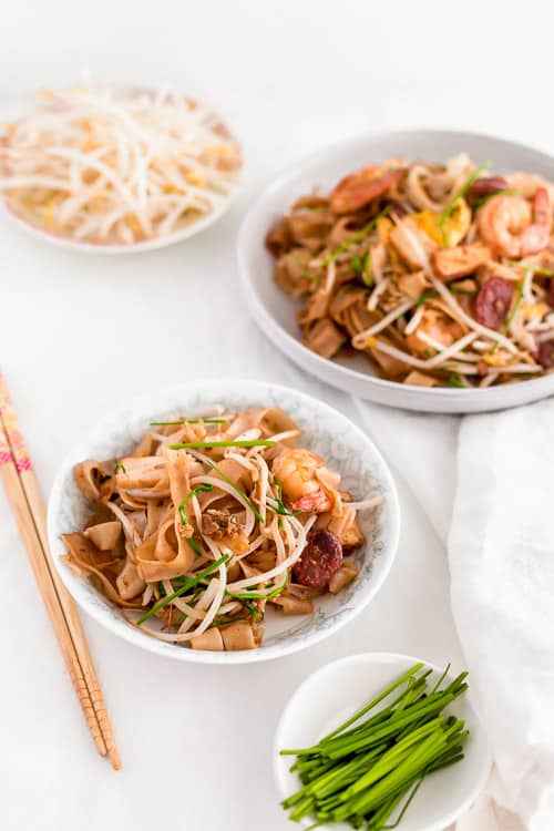 Char Kway Teow (Malaysian Stir Fried Rice Noodles) • Curious Cuisiniere
