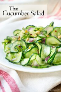 Thai Cucumber Salad • Curious Cuisiniere