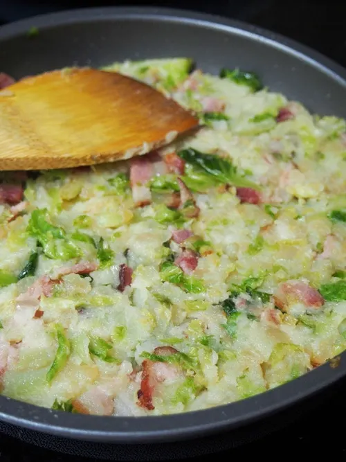 Bubble And Squeak British Potato Cakes Recipe • Curious Cuisiniere