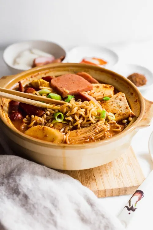 Budae Jjigae (Korean Army Stew) • Curious Cuisiniere