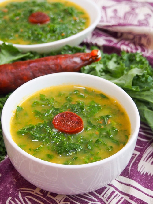 Caldo Verde (Portuguese Green Soup) • Curious Cuisiniere