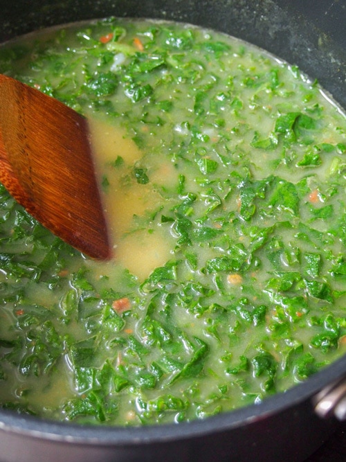 Caldo Verde (Portuguese Green Soup) • Curious Cuisiniere
