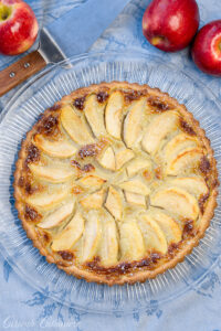 Tarte Normande (French Apple Tart) • Curious Cuisiniere