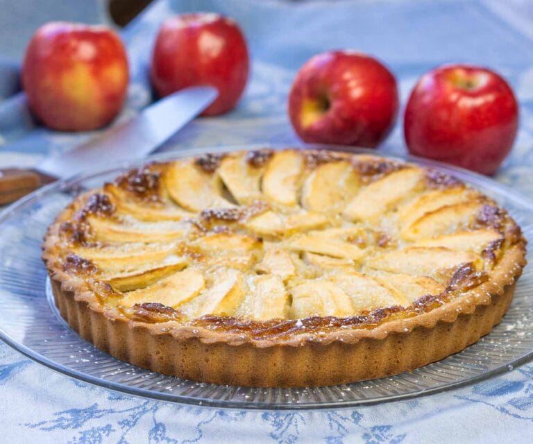 Tarte Normande (French Apple Tart) • Curious Cuisiniere