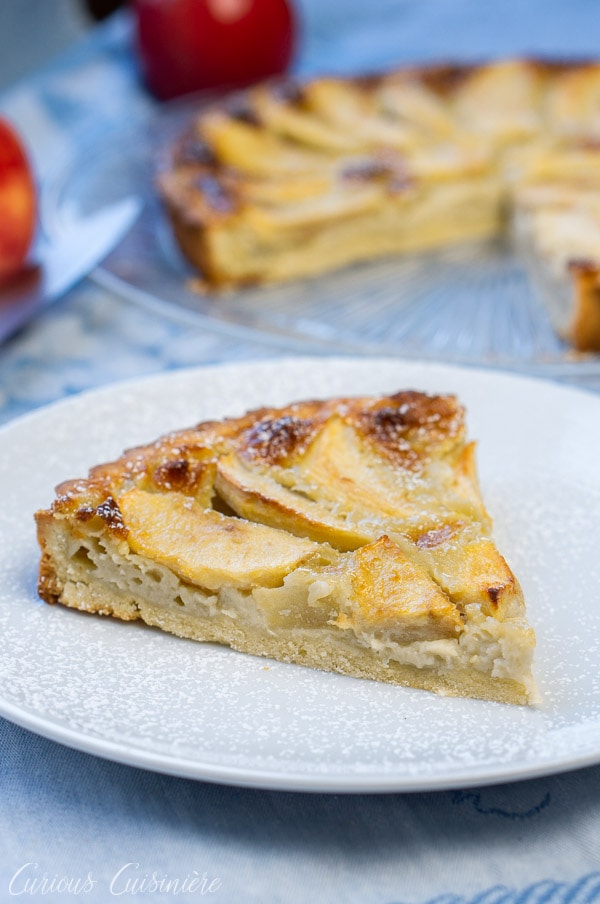 Tarte Normande (French Apple Tart) • Curious Cuisiniere