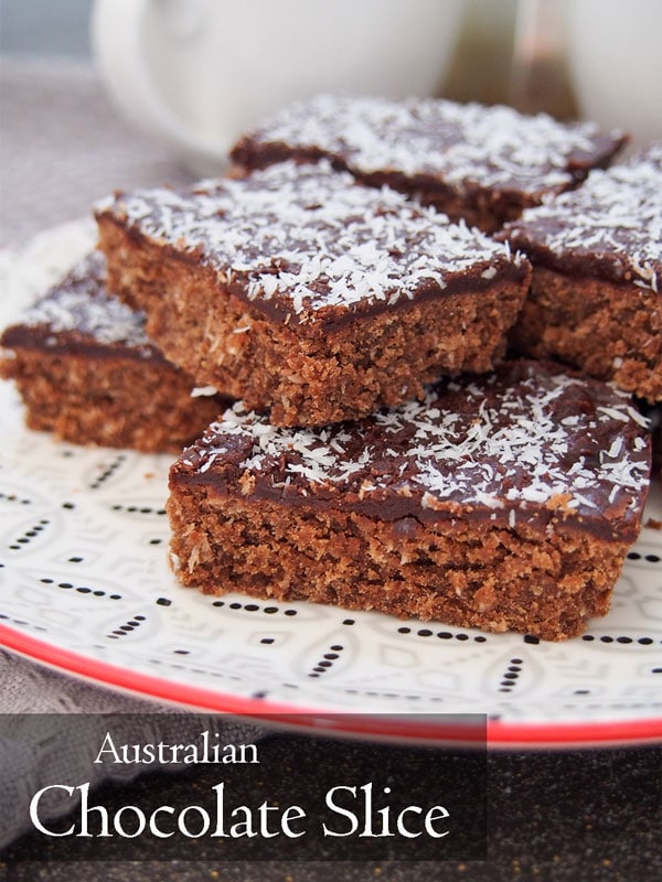 Australian Chocolate Slice • Curious Cuisiniere