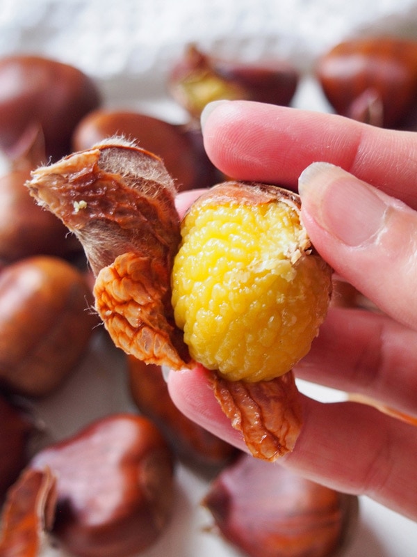 Recipe for Marron Glacés, candied chestnuts