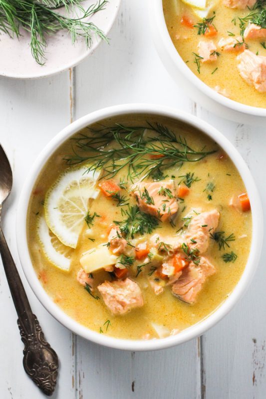 Lohikeitto (Finnish Salmon Soup) • Curious Cuisiniere
