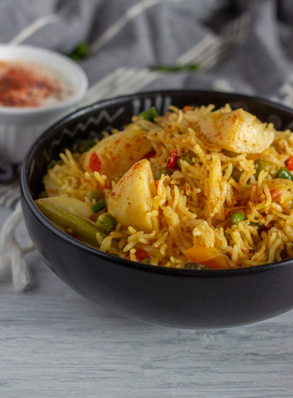 Vegetable Tehri (North Indian Vegetable Spiced Rice) • Curious Cuisiniere
