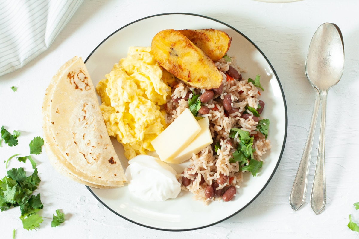 Costa Rican Gallo Pinto (Rice and Beans) Recipe • Curious Cuisiniere