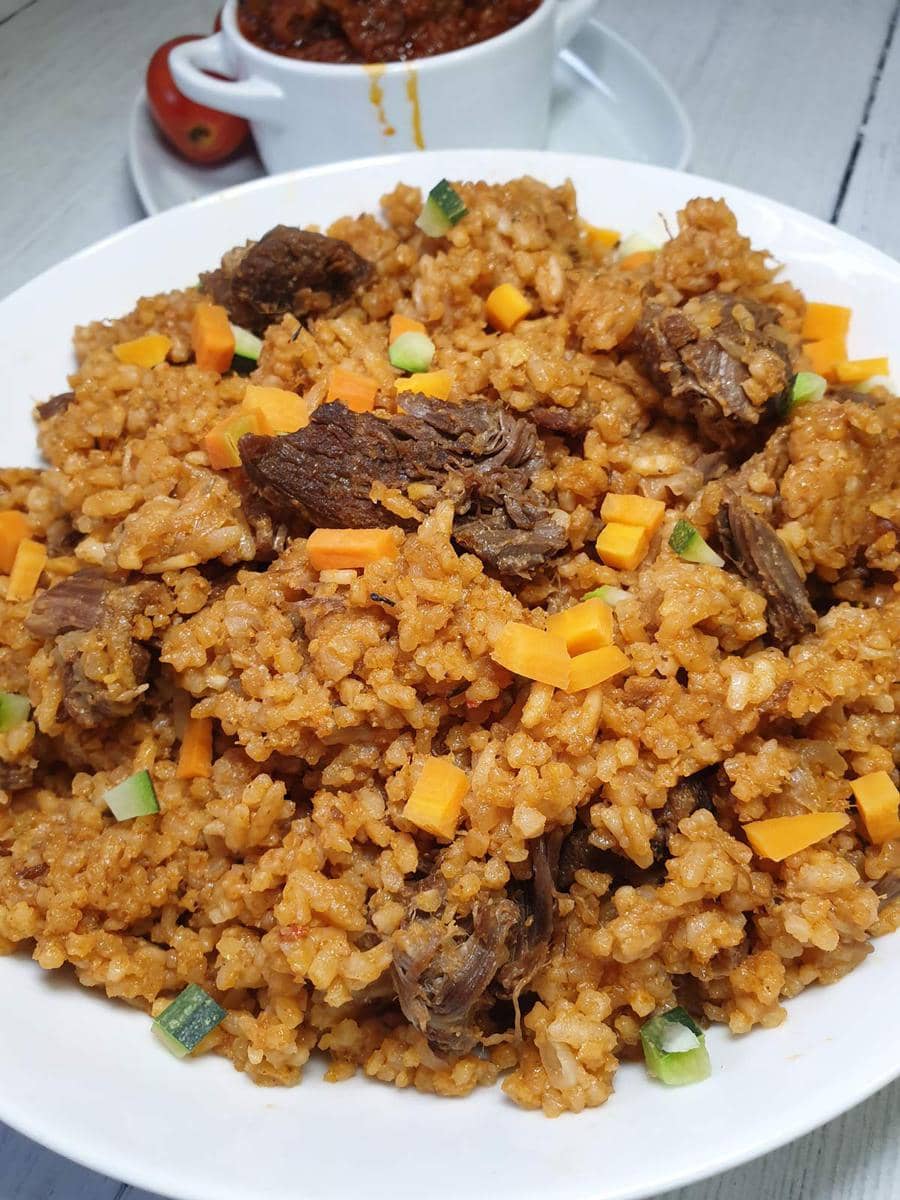 Jollof Rice (Ghana Style) • Curious Cuisiniere