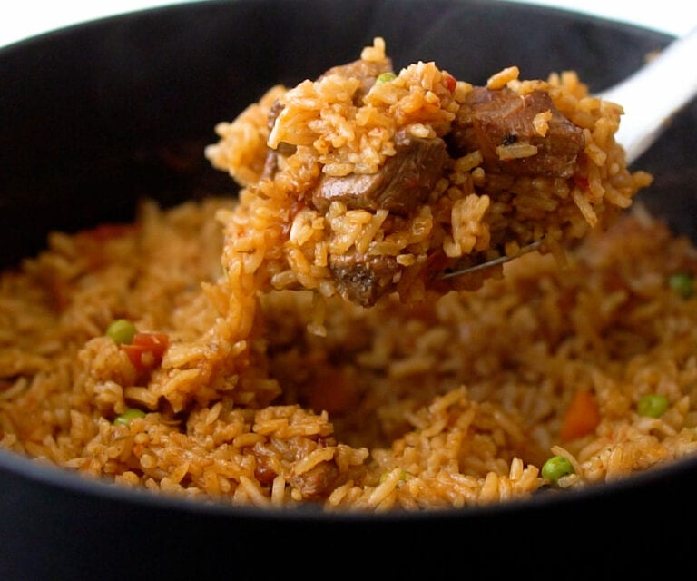 Jollof Rice (Ghana Style) • Curious Cuisiniere