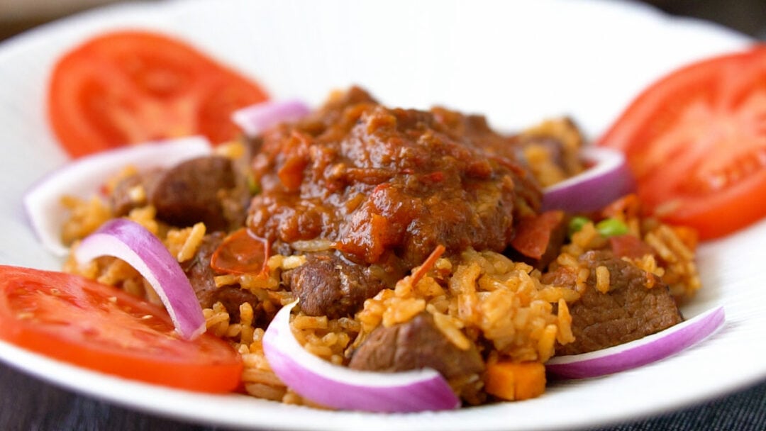 Jollof Rice (Ghana Style) • Curious Cuisiniere