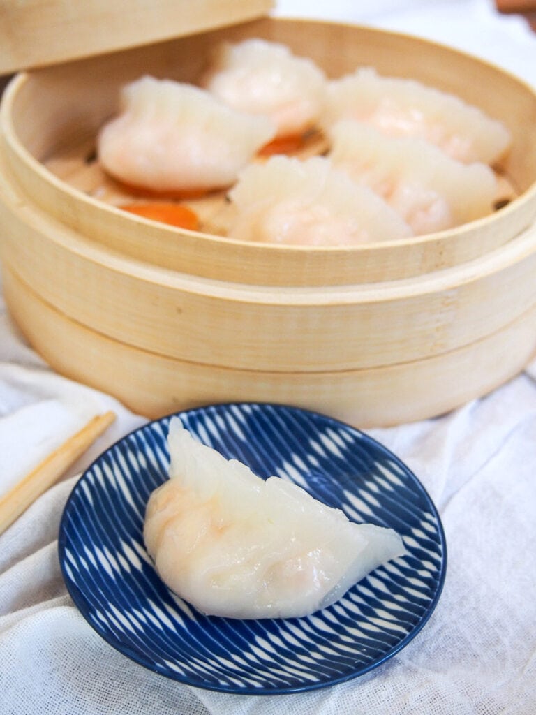 Har Gow (Chinese Shrimp Dumplings) - Curious Cuisiniere