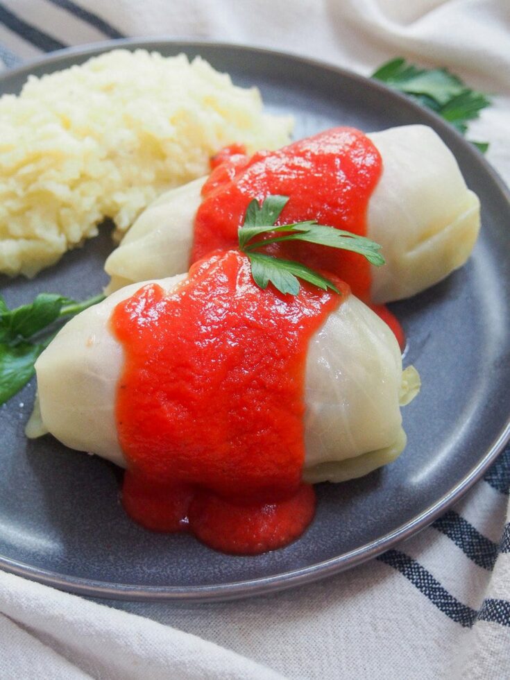 Golabki Polish Stuffed Cabbage Rolls Curious Cuisiniere