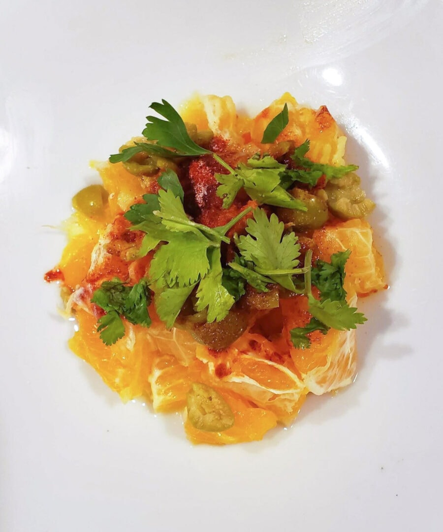 Moroccan Orange Olive Salad • Curious Cuisiniere