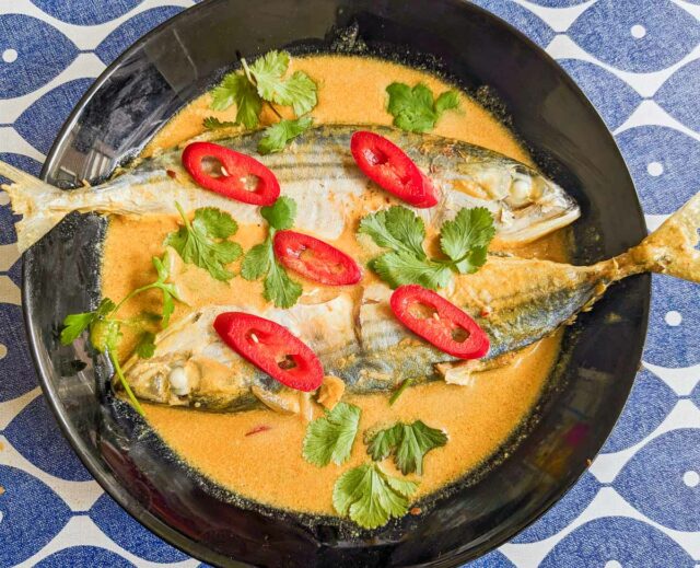 Gulai Panas - Malaysian fish curry with whole fish