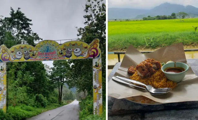 Hindu Gate and Nasi Ganja (Nasi Kandar)