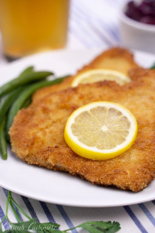 Traditional German Pork Schnitzel • Curious Cuisiniere